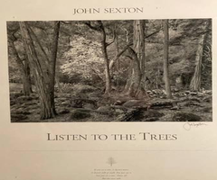 Vintage John Sexton Signed Poster From Listen To The Trees
