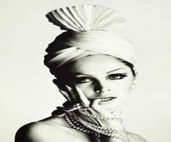 Vogue David Bailey "Pleated Turban" April 1965