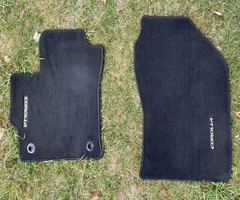 Genuine Toyota Corolla Carpet Floor Mats Front, Back and Trunk Black 2020-2023 L