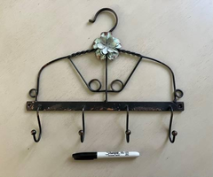 Decorative Hanger With Hooks