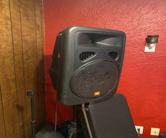 JBL Powered PA Speaker w/ Stand