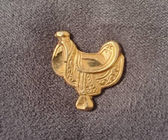 Horse saddle Pin - Brilliant shine