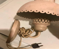 vintage metal lamp/sconces